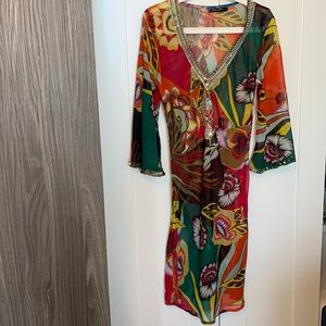 Boutique Beach Cover / Summer Midi Dress
